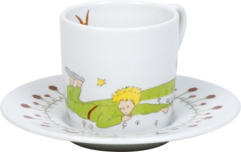 Espressotasse Porzellan Der Kleine Prinz - Freundschaft 85ml