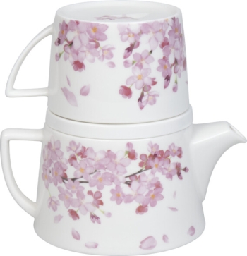 Tea for me -Tea for one Set Kirschblüten (Cherry Blossom)