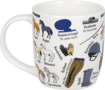 Wissensbecher Porzellan Wissensbecher Kid`s Pferde 230 ml