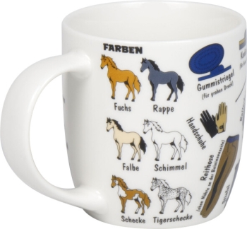 Wissensbecher Porzellan Wissensbecher Kid`s Pferde 230 ml