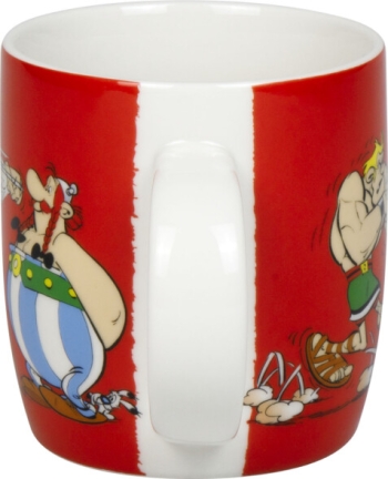 Henkelbecher Porzellan Asterix - Boxen 400ml