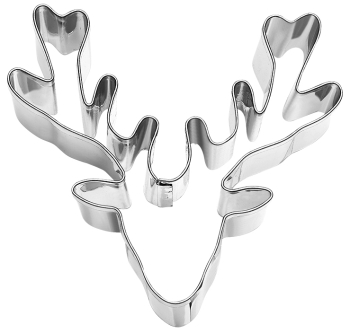 Ausstecher Hirschgeweih Edelstahl 8,5 cm