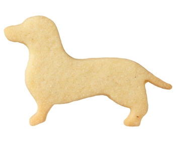 Ausstecher Hund Dackel Edelstahl 7cm