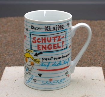 Becher Porzellan Schutzengel 250 ml