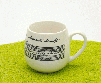 Kuschelbecher Porzellan Deckel & Sieb Cantata (Musik) 420ml