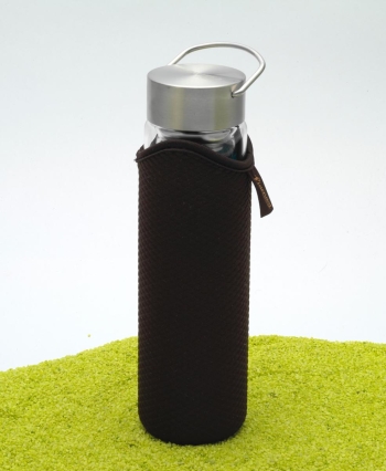 FlowTea Teezubereiter aus Glas Leaf 400ml Neoprenhülle