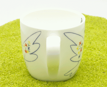 Henkelbecher Porzellan Picasso - La Colombe du Festival 425ml