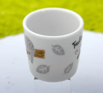 Eierbecher aus Porzellan Faules Ei (Faultier)