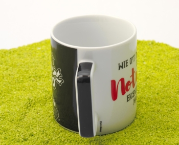Tasse Porzellan Wortheld Notwehr 450 ml