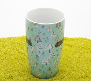 XL Tasse Porzellan Oh Du fröhliche... 400 ml