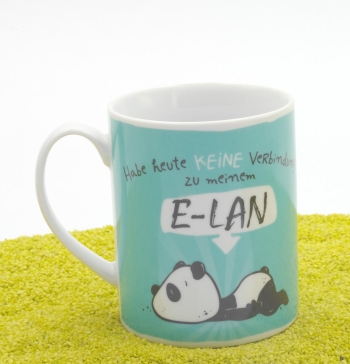 XL Tasse Porzellan E-lan Tasse 600 ml
