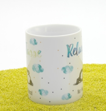 XL Tasse Porzellan Relax Tasse 600 ml