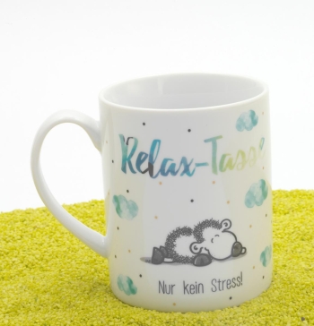 XL Tasse Porzellan Relax Tasse 600 ml