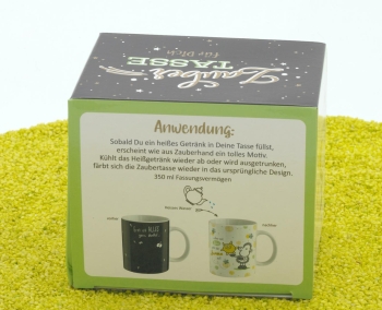 Zaubertasse Porzellan Sonne 350 ml