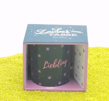 Zaubertasse Porzellan Lieblingsmensch 350 ml