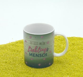 Zaubertasse Porzellan Lieblingsmensch 350 ml