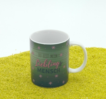 Zaubertasse Porzellan Lieblingsmensch 350 ml