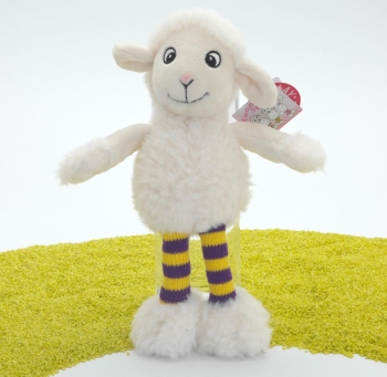Set aus Schaf Funny Sheep lila und Servietten Picknick dotter-himmelblaukariert