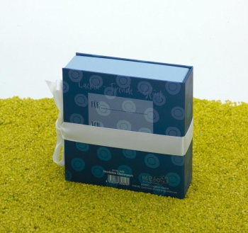 Geschenkschachtel mit Schleife - Herzlichen Glückwunsch 10 x 10 cm