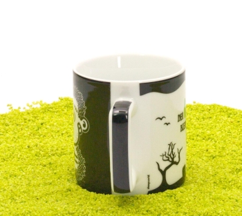 Tasse Porzellan Wortheld Hirntod (unbemerkt) 450 ml