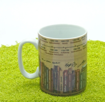Wissensbecher Porzellan Literatur 490ml
