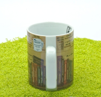 Wissensbecher Porzellan Literatur 490ml