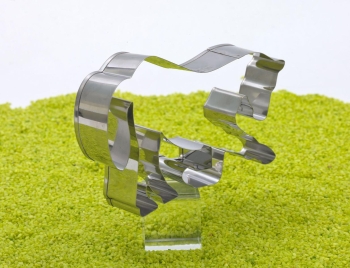 Ausstecher Pferd im Kompliment Edelstahl 12,5 cm