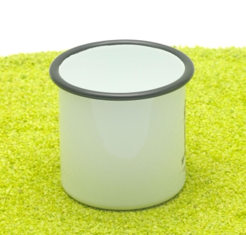 Tasse aus Emaille Zaubär (Waschbär) 300ml