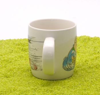 Henkelbecher Porzellan Asterix - Rennen 400ml