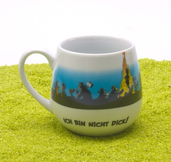 Kuschelbecher Porzellan Obelix - Ich bin nicht dick! (Asterix) 420ml