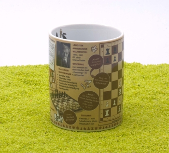 Wissensbecher Porzellan Schach 490ml