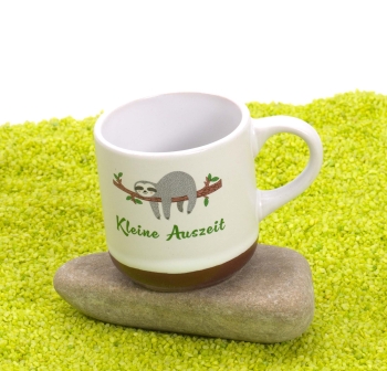 Espressotasse mit Gravur Auszeit