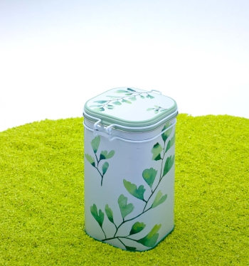Teedose Case mit Verschluss Trees Gingko 250g