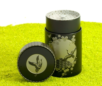 Teedose Case Komorebi rund anthracite 150g