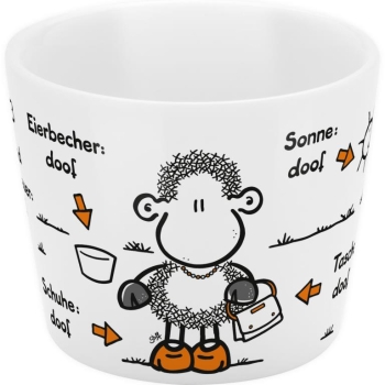 Eierbecher aus Porzellan OMIAD - Ohne Mama ist alles doof