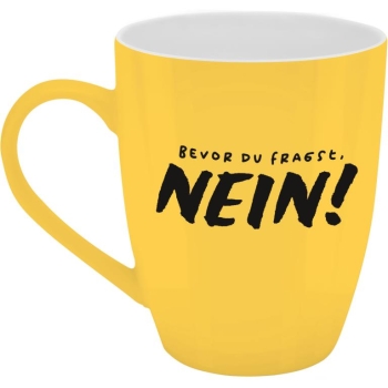 Becher Porzellan Herrlich Böser Becher Nein 350ml