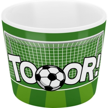 Eierbecher aus Porzellan Tor (Fussball)