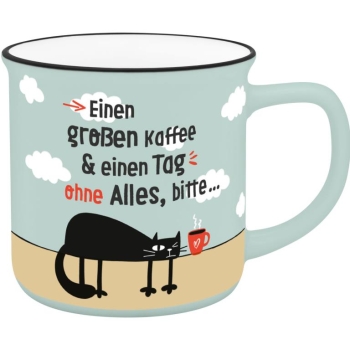 Becher Porzellan "Lieblingsbecher für Dich" Kaffee 350 ml
