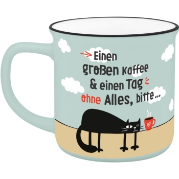 Becher Porzellan "Lieblingsbecher für Dich" Kaffee 350 ml