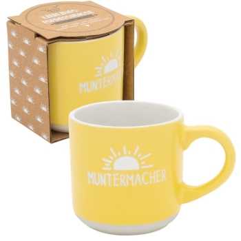 Espressotasse mit Gravur Muntermacher