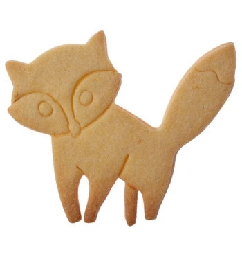 XXL Ausstecher Fuchs Fiete Edelstahl 12cm