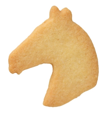 Ausstecher Pferdekopf Edelstahl 7cm