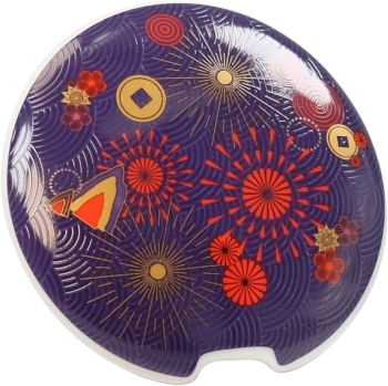 Trinkbecher Teaeve Porzellan mit Deckel & Edelstahlsieb Sweet Little Geisha fire 350ml