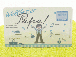 Brettchen Frühstück Weltbester Papa