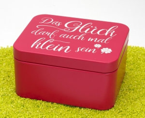 Geschenkbox Colour Splash - Glück 12 x 10 x 6 cm