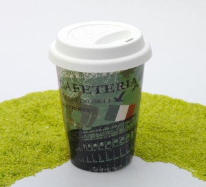 Coffee To Go Becher Porzellan Cosmopolitan Coffee Style Italia - Cafeteria da Gino 380ml