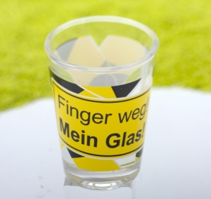 Schnapsglas Finger weg 6cl