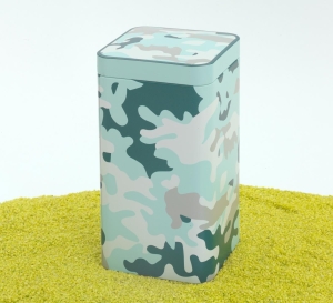 Teedose midi Camouflage in bleu 500g