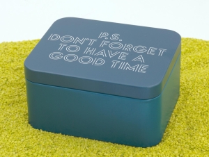 Geschenkbox Colour Splash - Good Time 12 x 10 x 6 cm