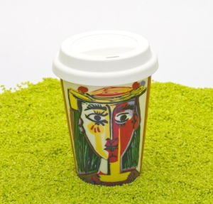 Coffee To Go Becher Porzellan Picasso - Femme au Chapeau 380ml